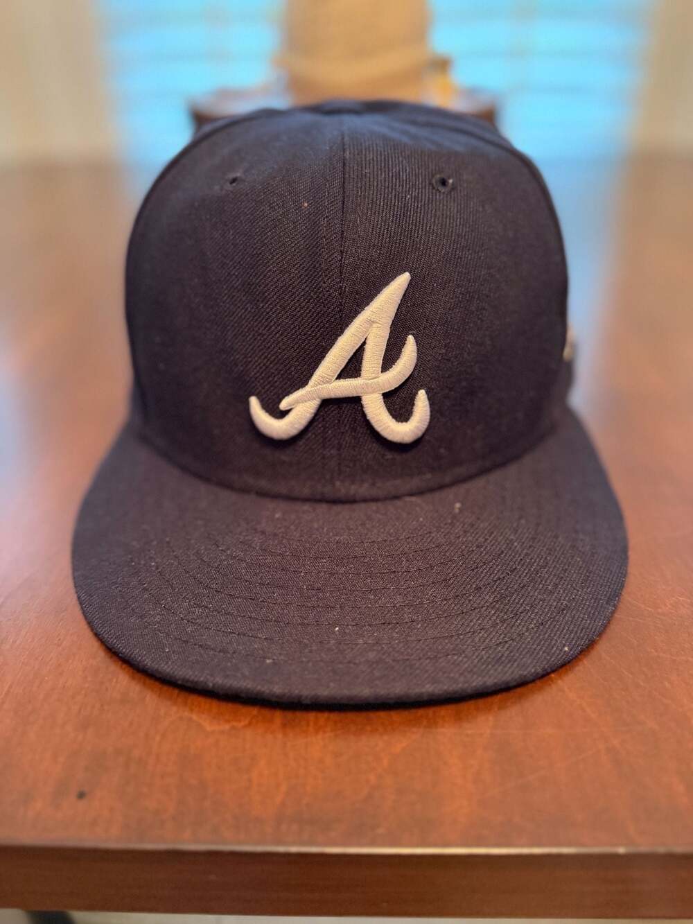 New Era Atlanta Braves 59FIFTY Authentic Collection Fitted Hat Size 7 3/8